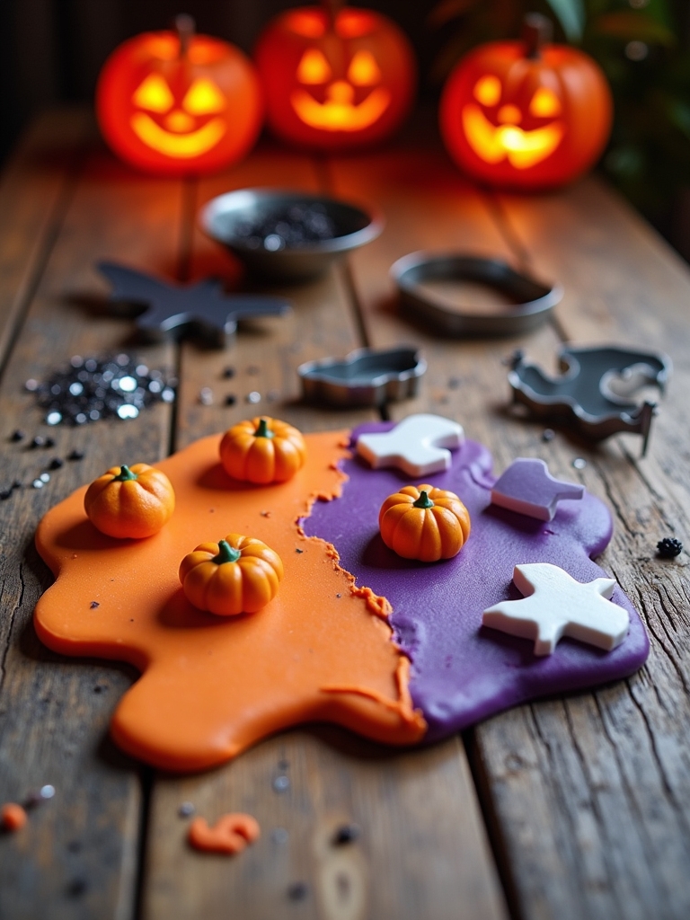 halloween themed sensory play