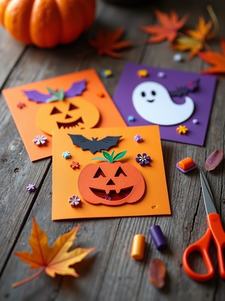 handmade halloween greeting cards