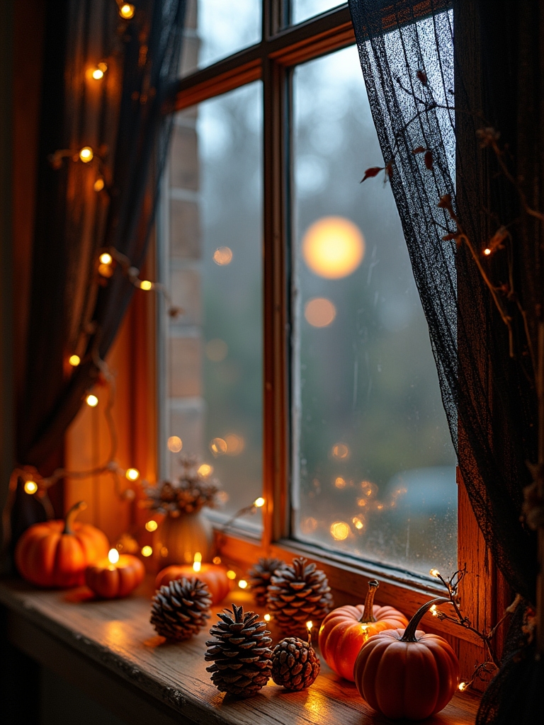 nature inspired halloween decor ideas
