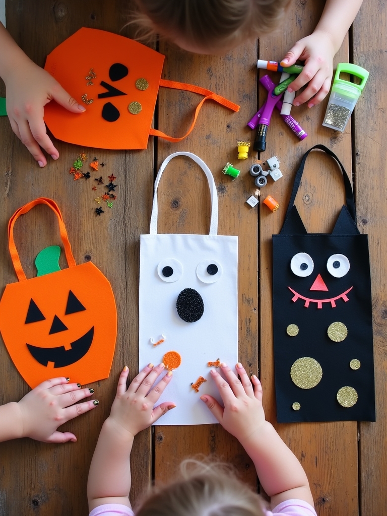 personalized diy halloween bags