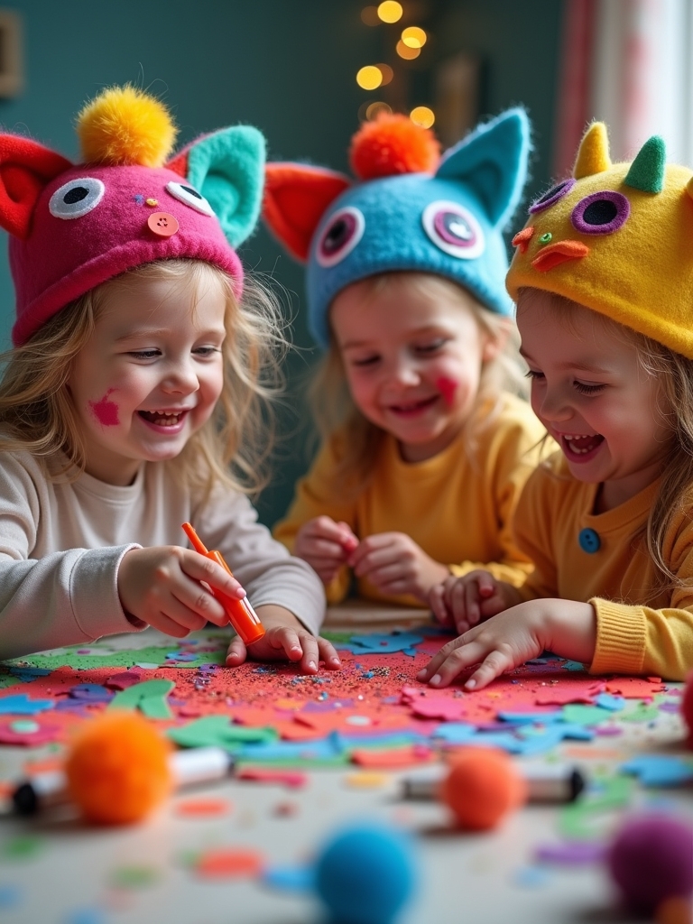 silly monster hat activities