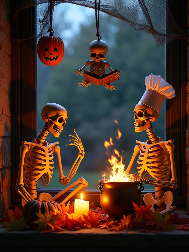 skeletons bring party fun