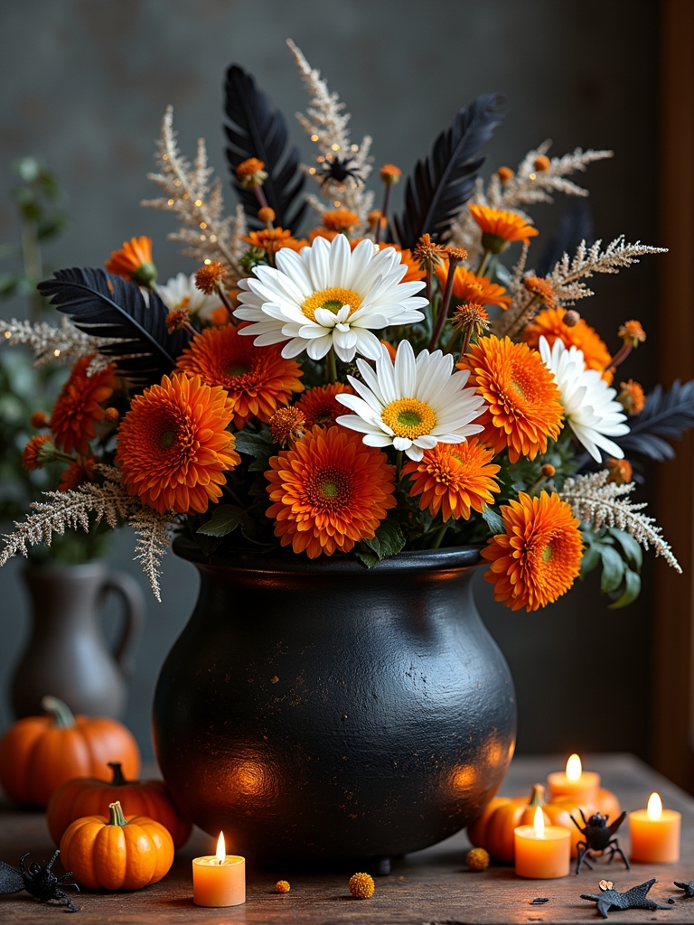 spooky floral arrangement guide