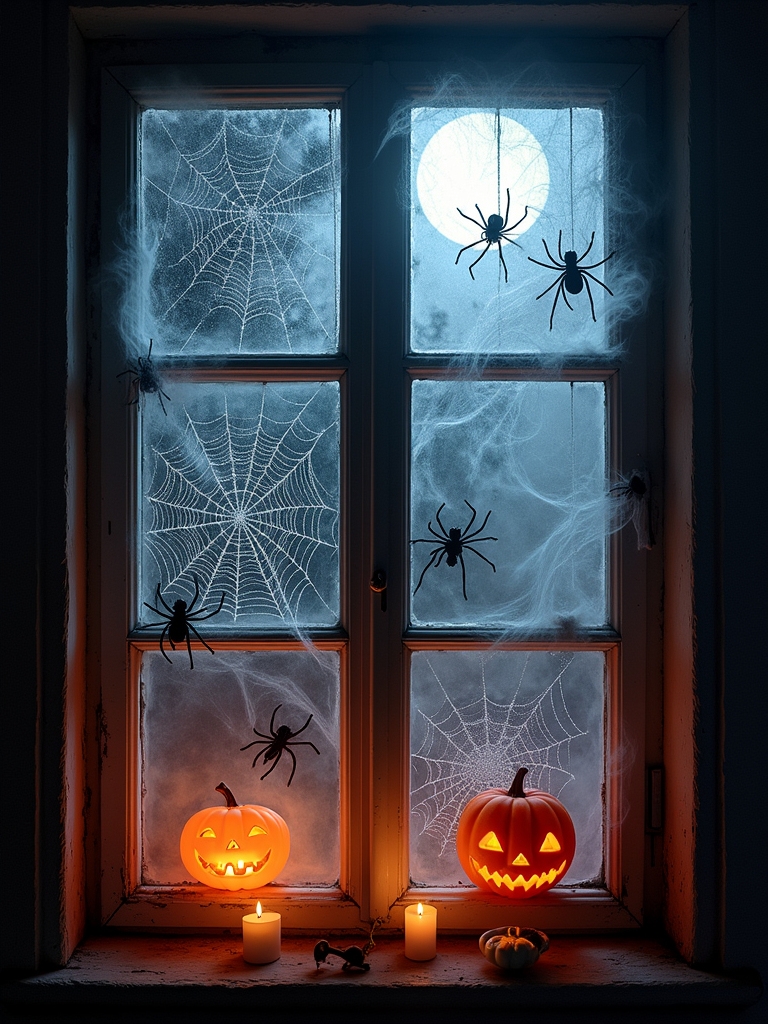 spooky halloween spider decorations