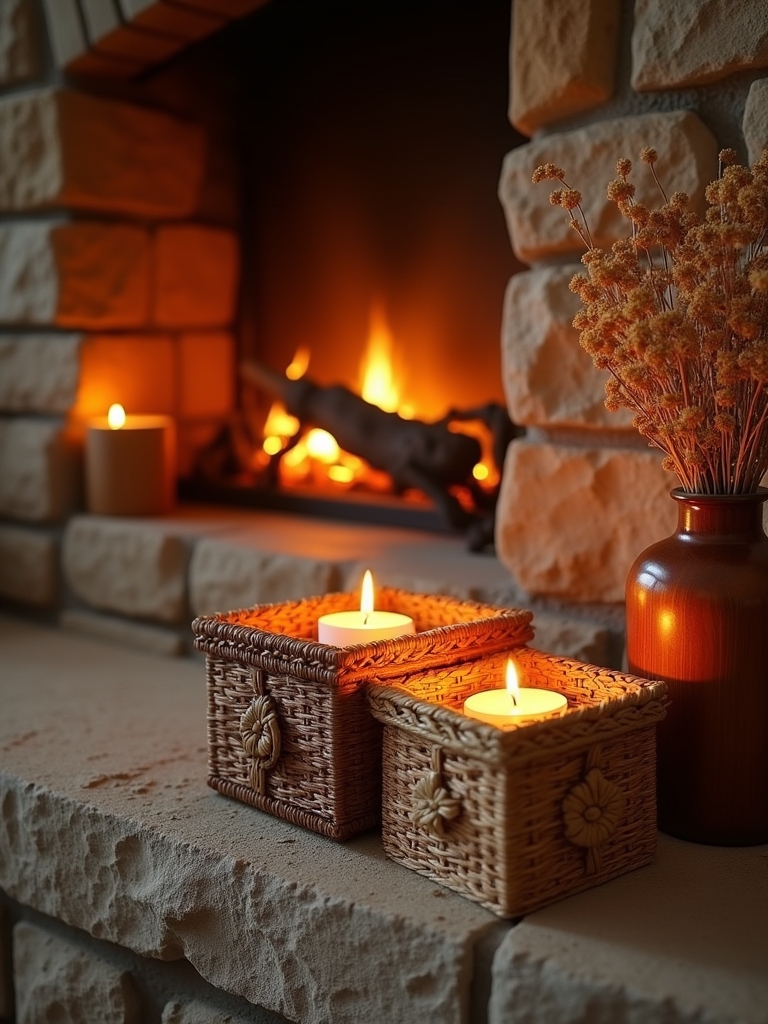 candle display decorative boxes