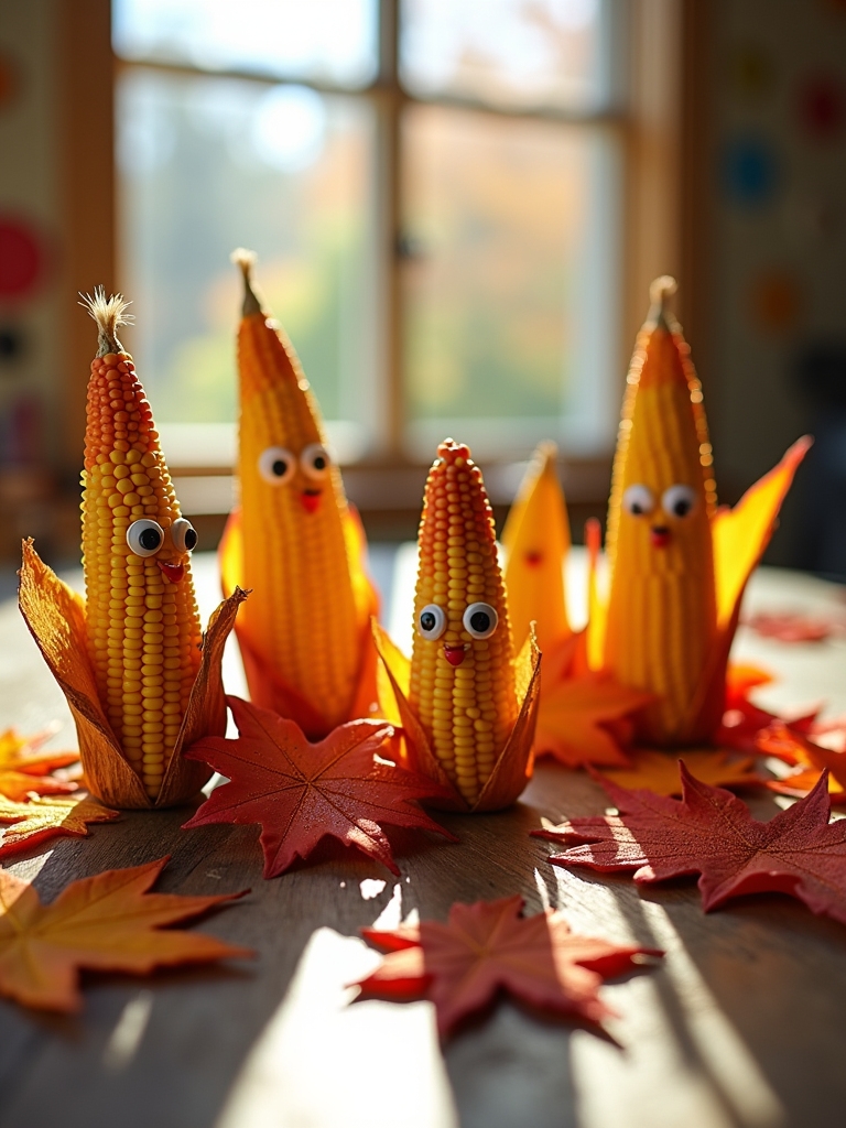 corn cob craft ideas