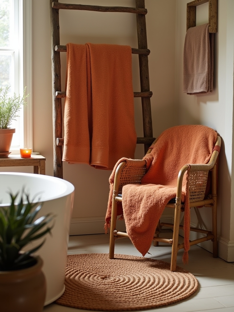 cozy bathroom textile essentials
