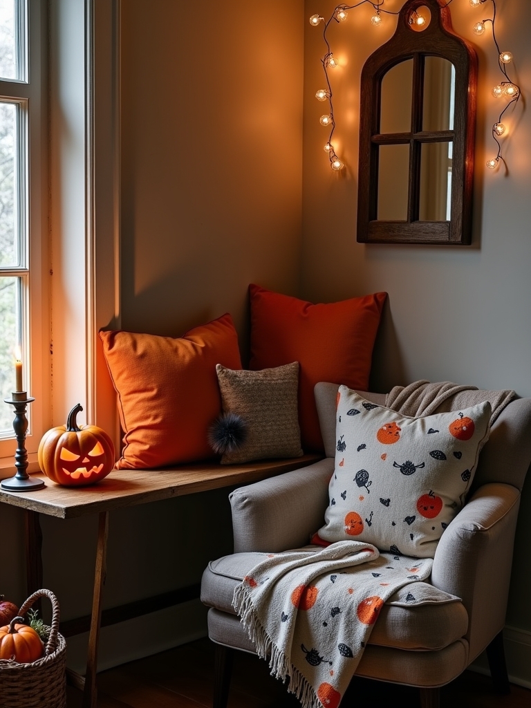 cozy halloween reading nooks
