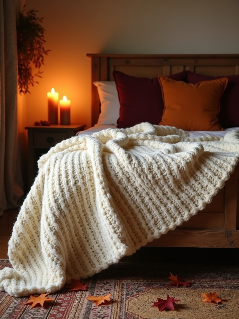 cozy knit blanket comfort