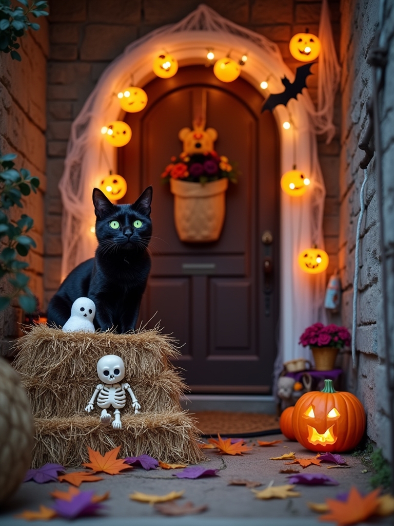 cute halloween pet decor