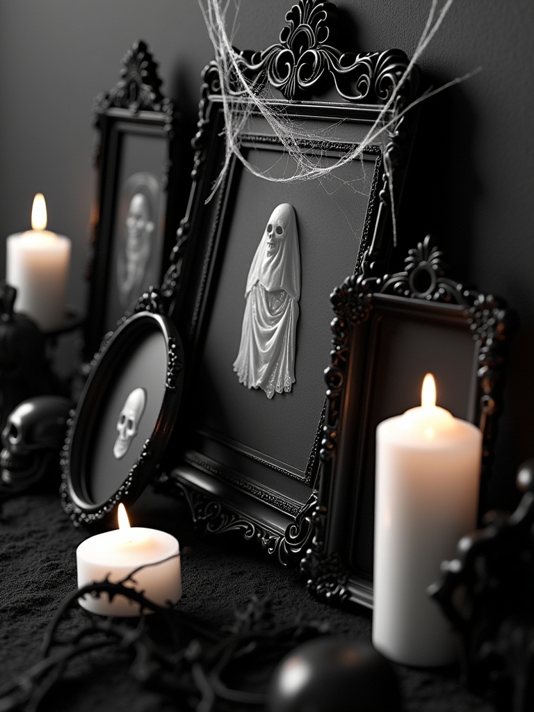 edgy halloween picture frames