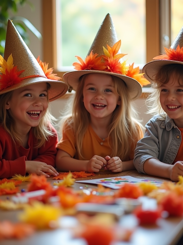 feathered thanksgiving hat crafts