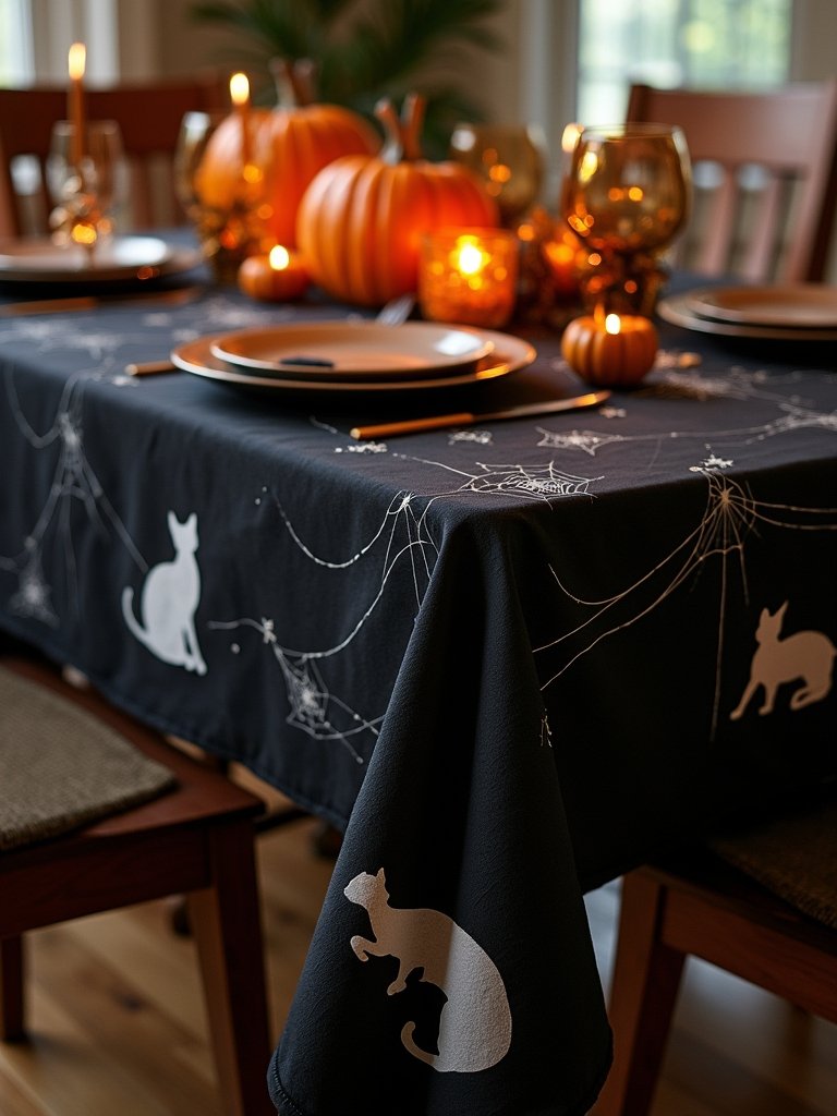 festive black cat designs