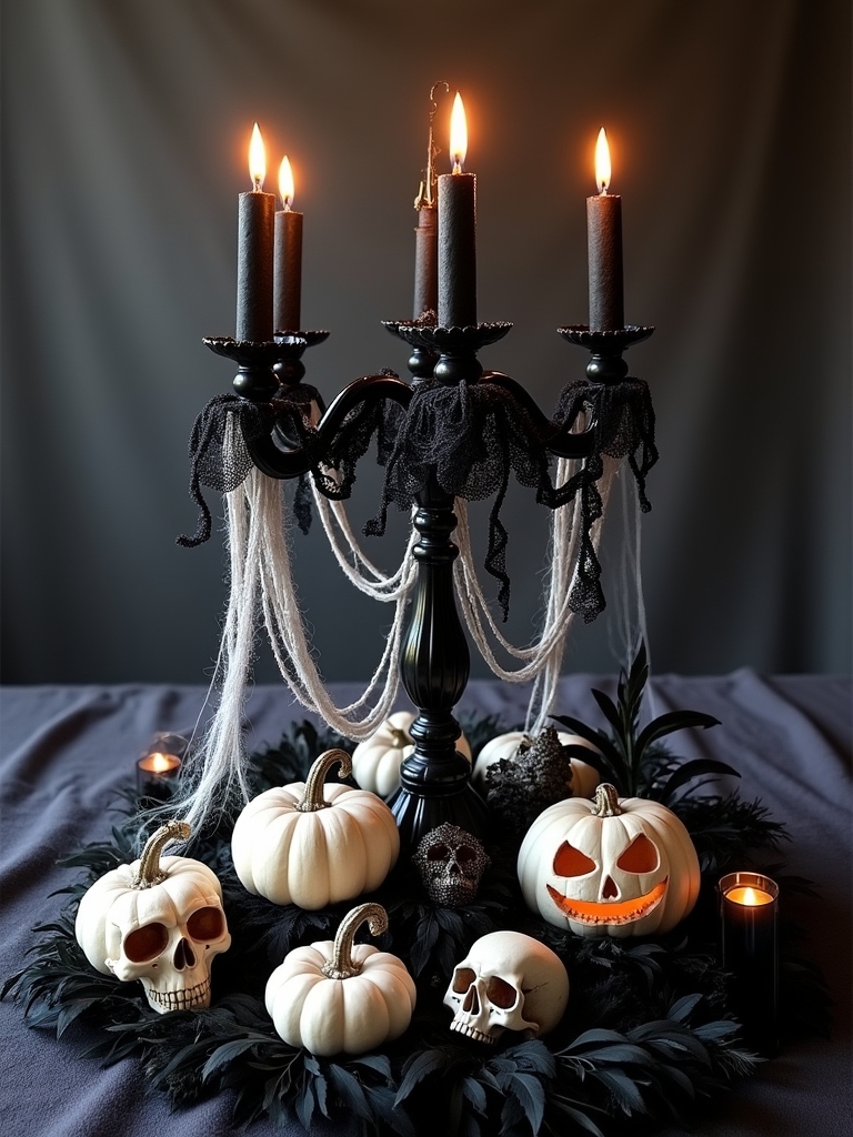 gothic halloween centerpiece ideas