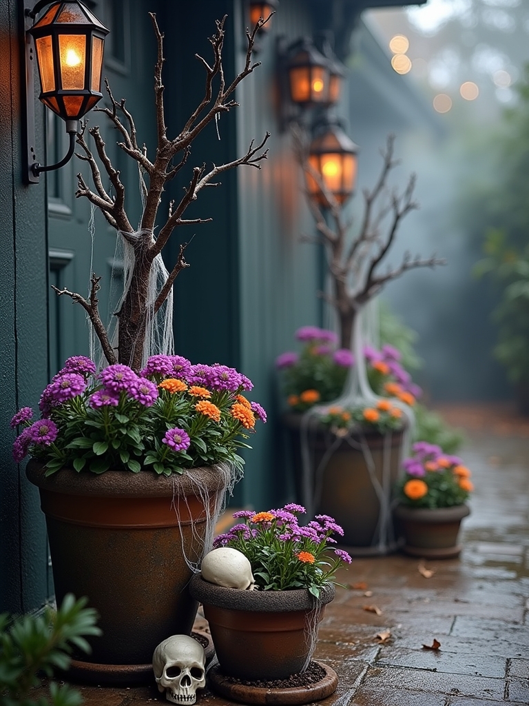 halloween themed planter ideas