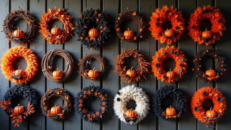 halloween wreath decoration ideas