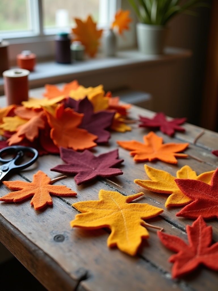 handmade felt thanksgiving decorations