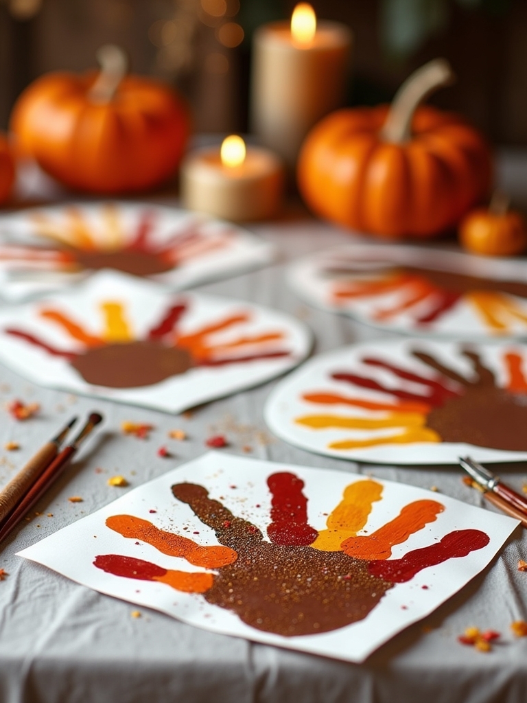 handprint turkey art craft