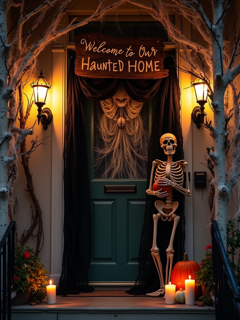 haunted door decor ideas