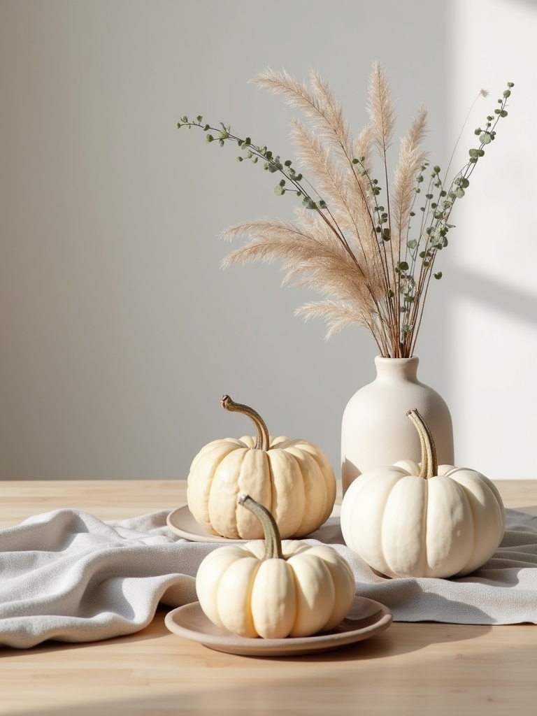 minimalist fall table decor