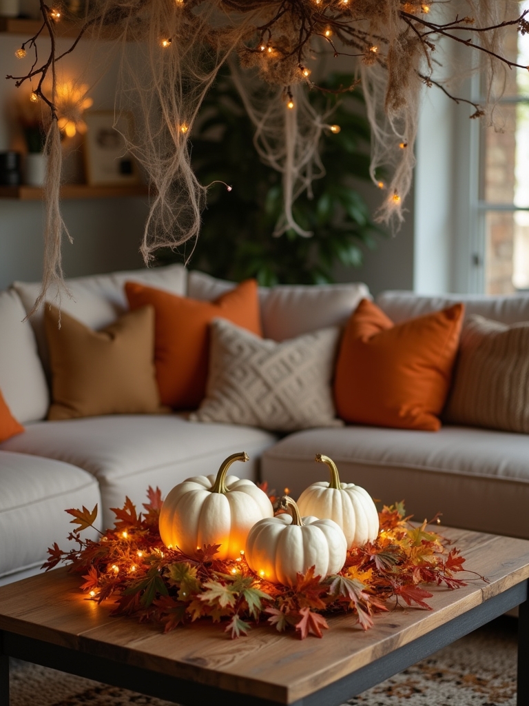 nature inspired halloween decor