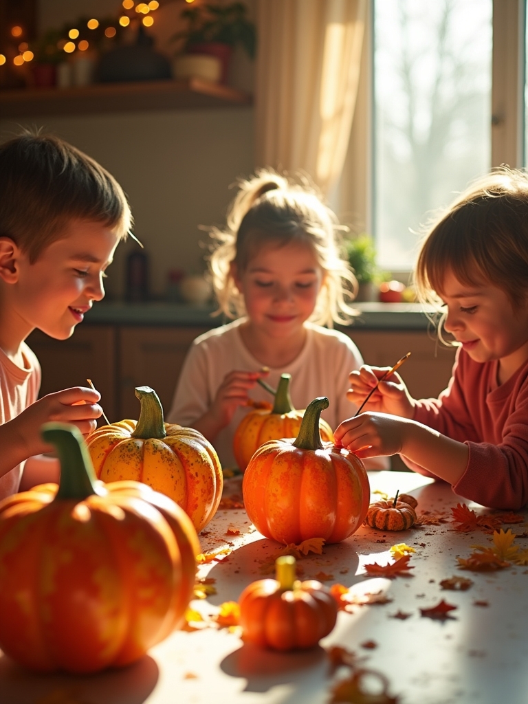 paper mache pumpkin decorations