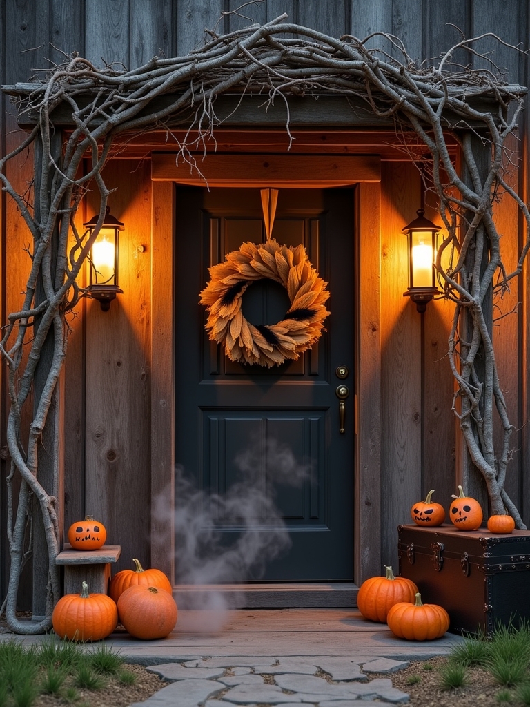 rustic charm for halloween