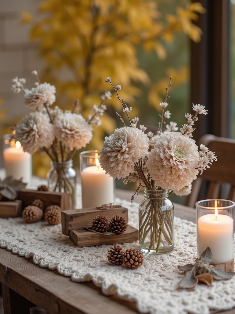 rustic wooden decor accents