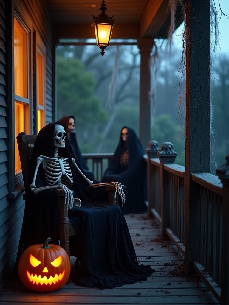 sinister skeleton decor ideas
