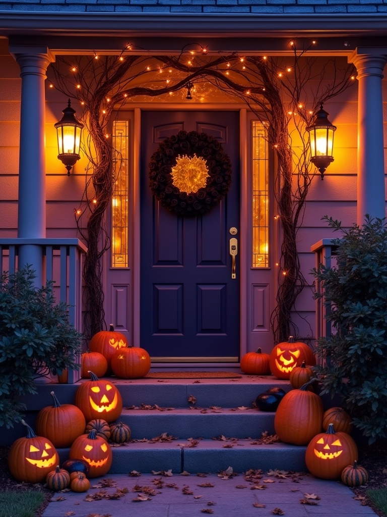 spooky festive color palette
