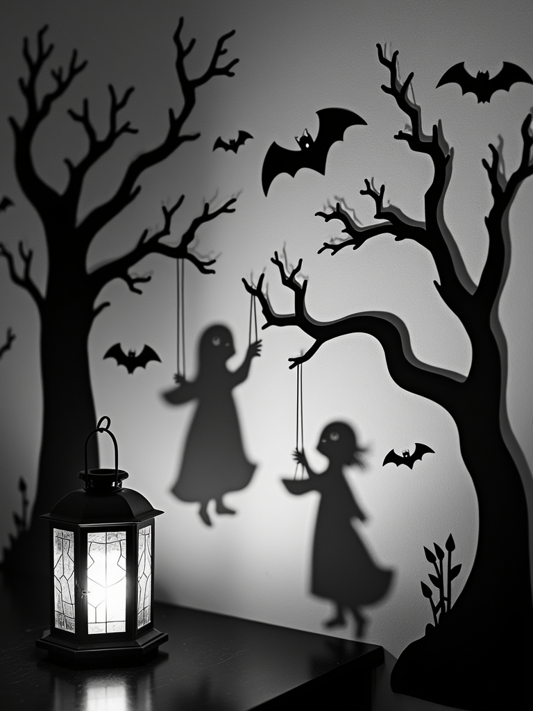 spooky silhouettes for decor