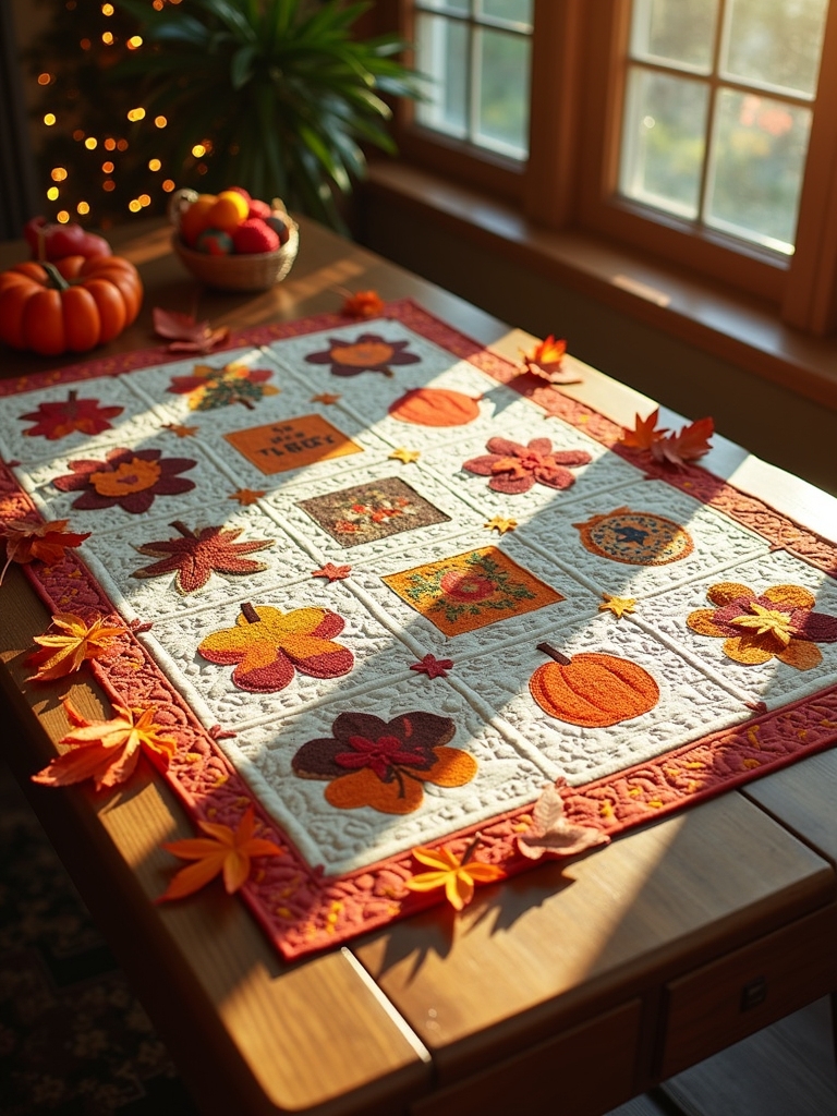 thanksgiving memory quilt creation