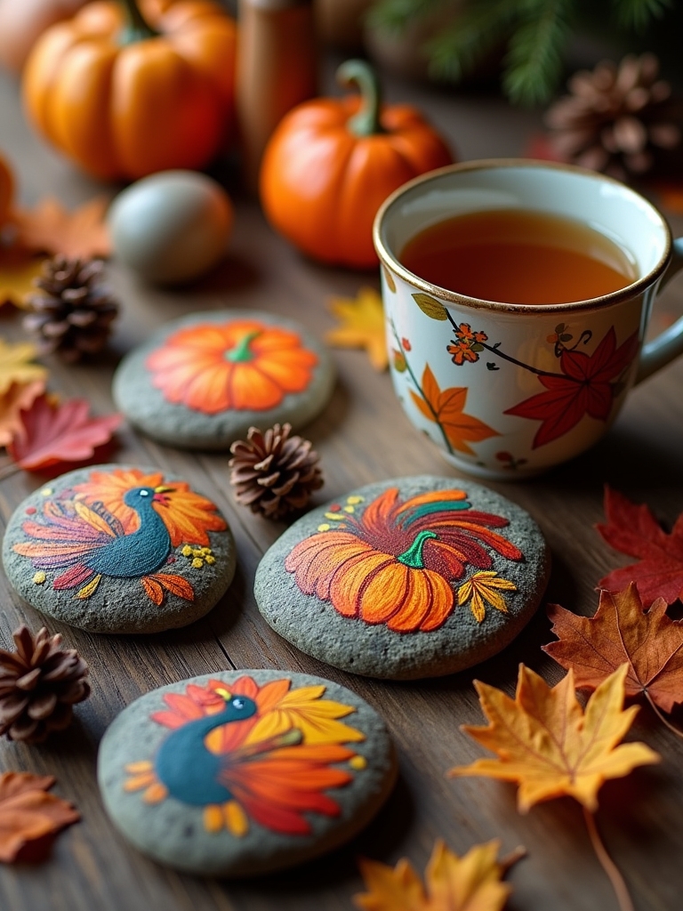 thanksgiving story stones craft