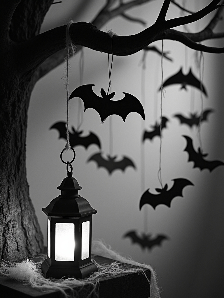 whimsical bat garlands delight