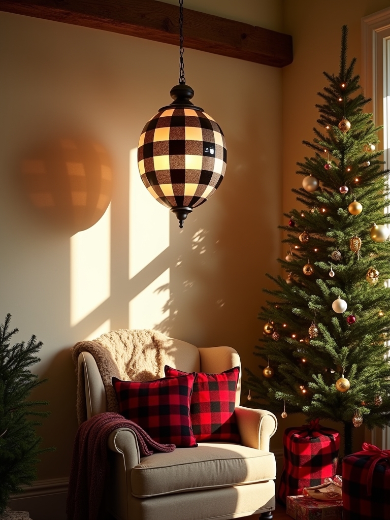 buffalo check holiday lighting