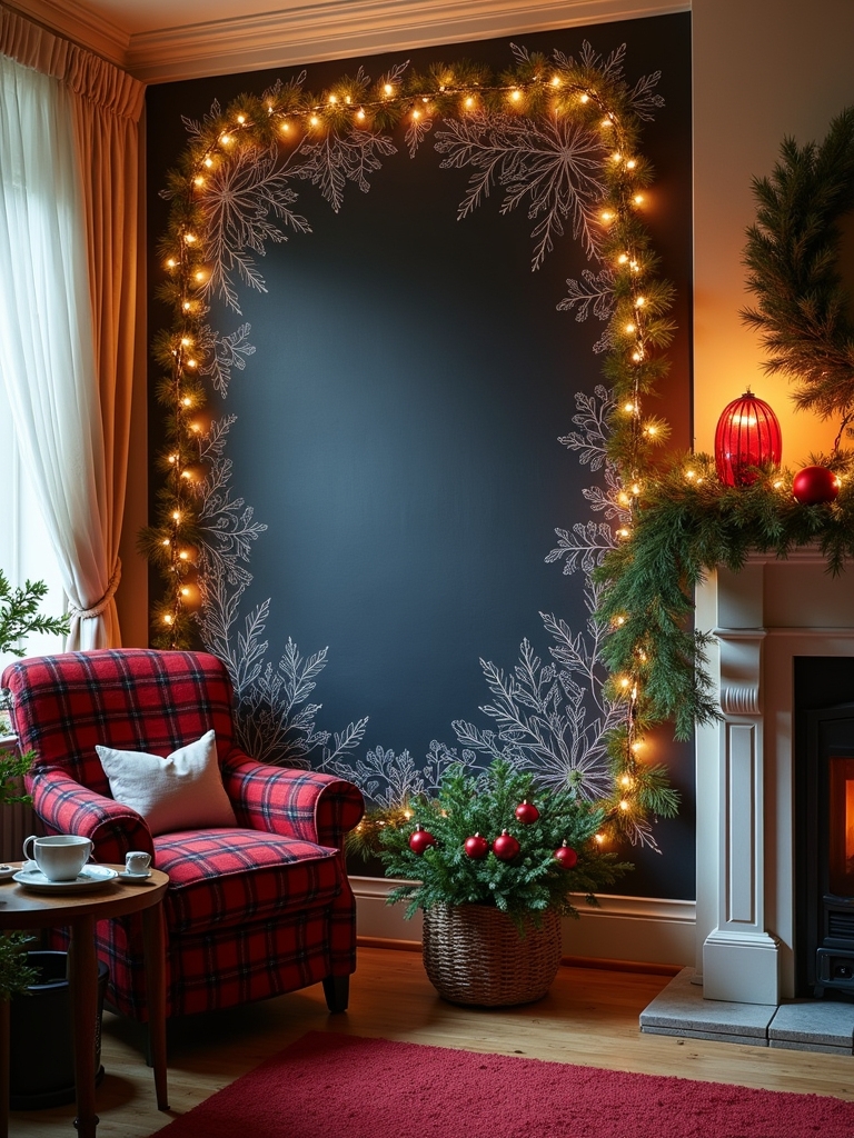 chalkboard holiday message ideas