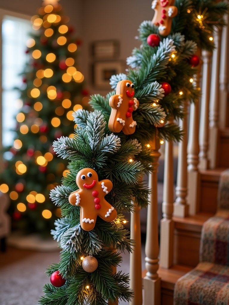 charming gingerbread man garland