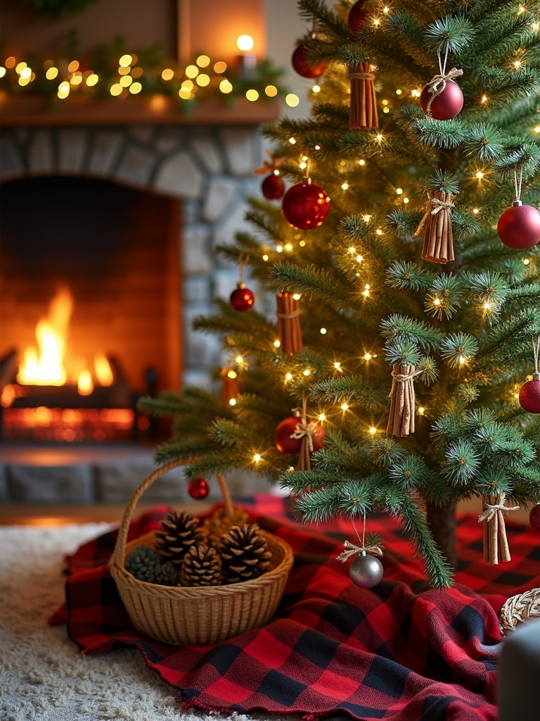 cinnamon stick tree decorations