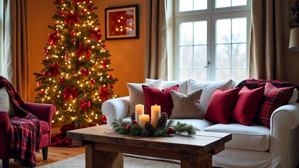 cozy buffalo plaid decor