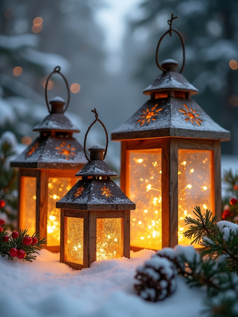 cozy rustic holiday decor