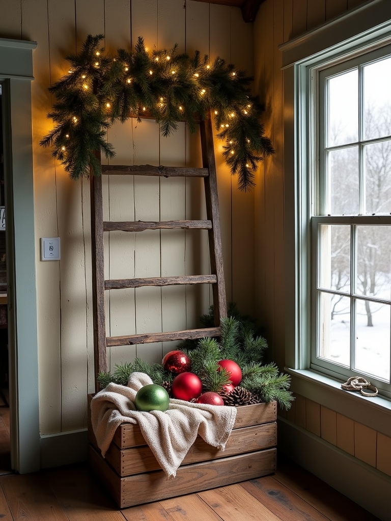 creative rustic crate decor