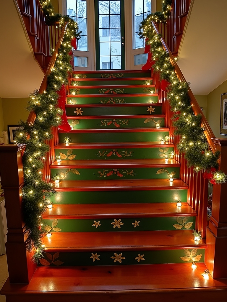 diy holiday staircase makeover