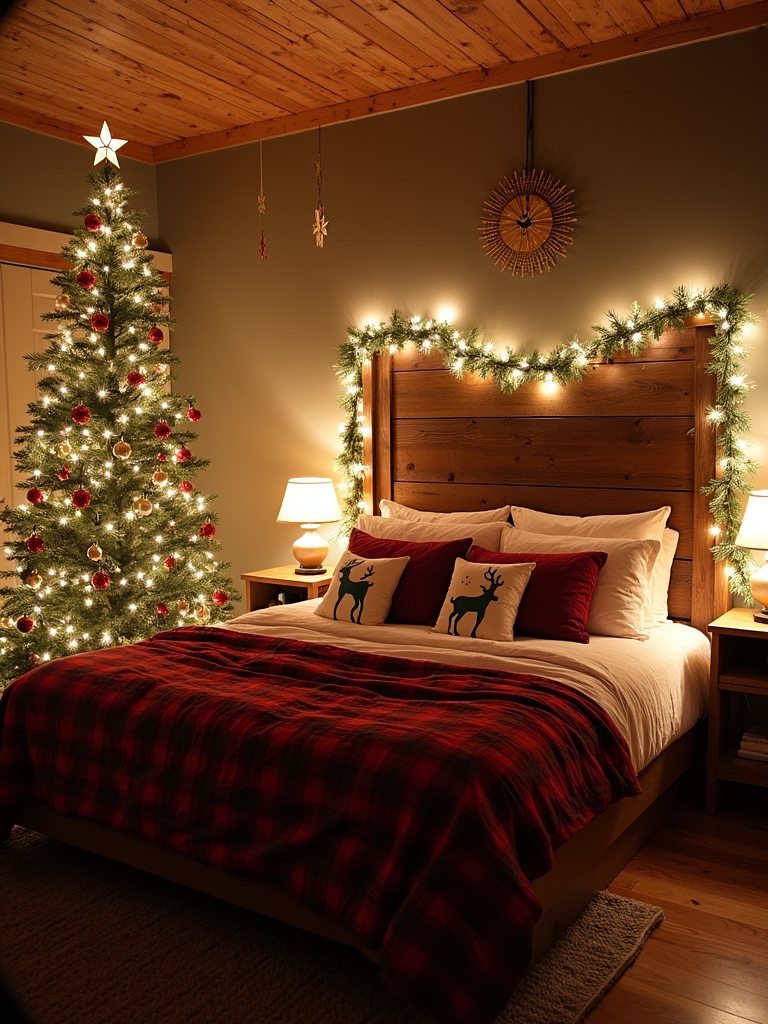 festive christmas artwork display