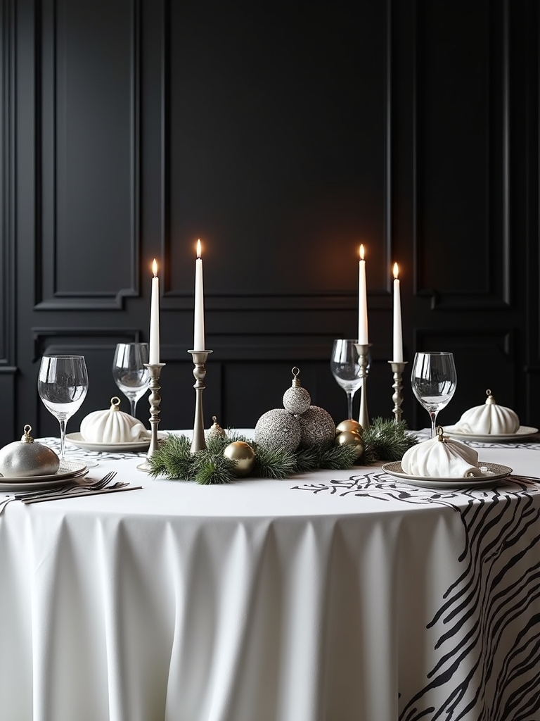 festive table linens elegance