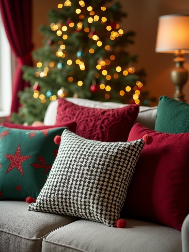 houndstooth holiday decor ideas