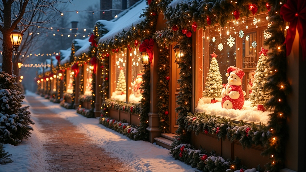 inspiring christmas window decorations