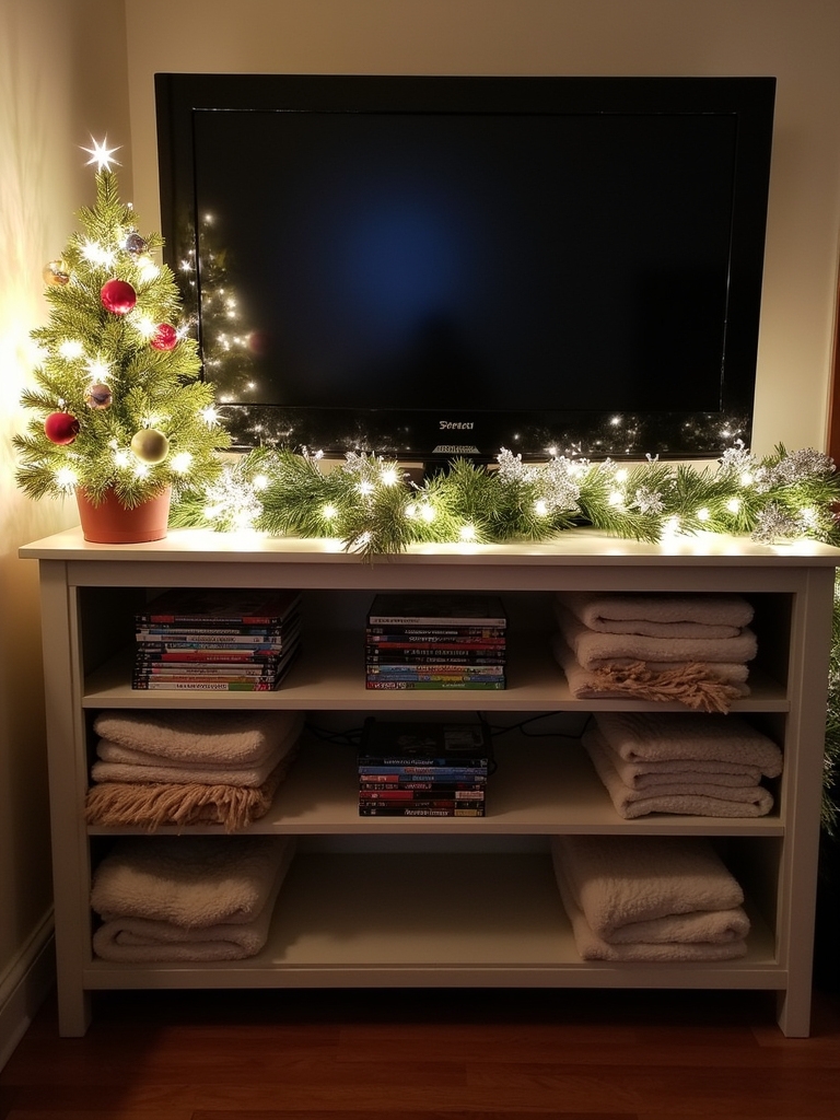 mini tree holiday display