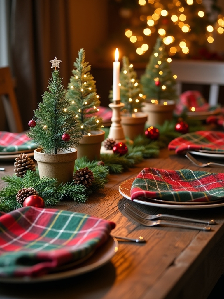 miniature christmas tree decor