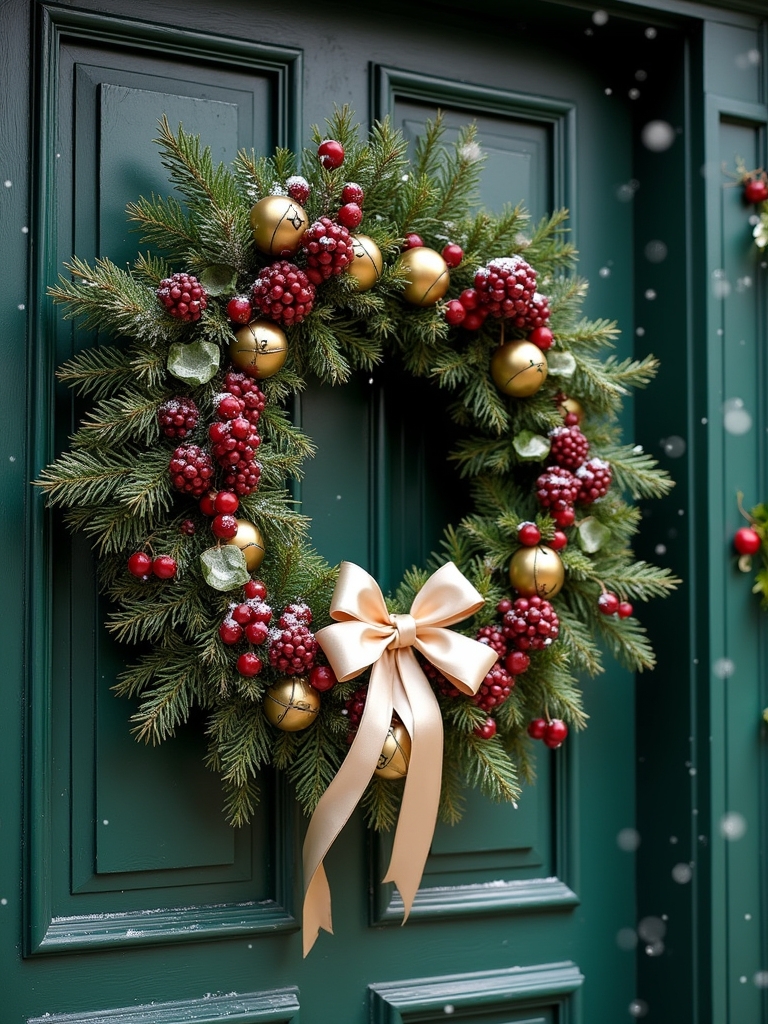 nostalgic holiday wreath crafting