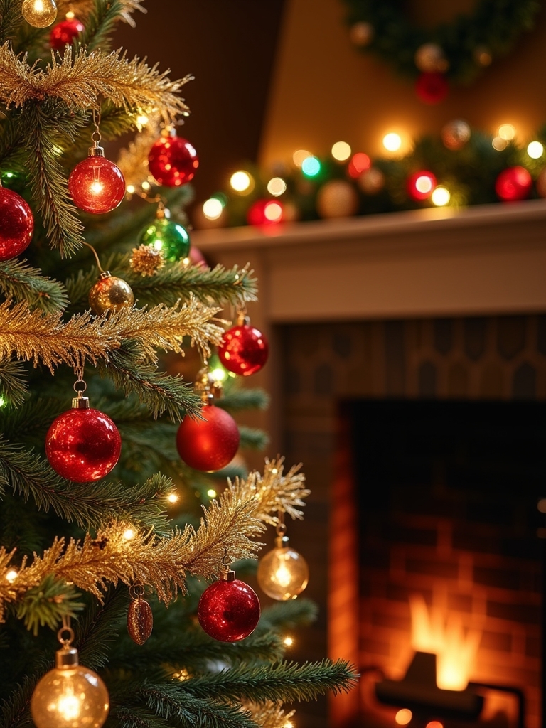 nostalgic warm holiday glow